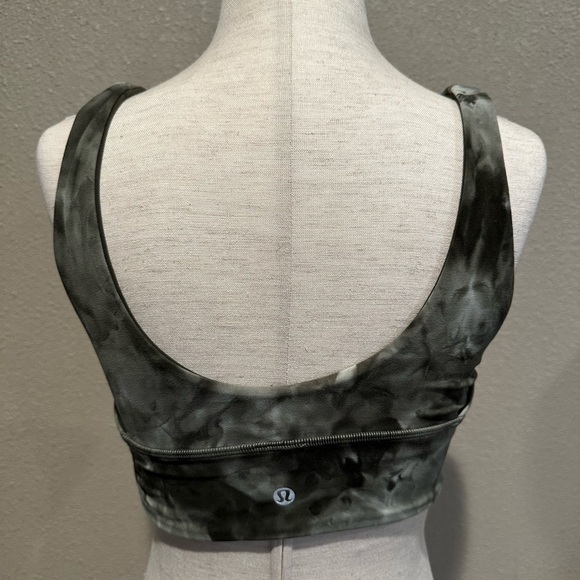 Lululemon diamond dye/olive green align bra - Picture 2 of 5
